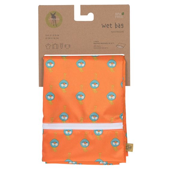 Lässig Nasstasche 2er Pack Wet Bag - Wildlife Birdie