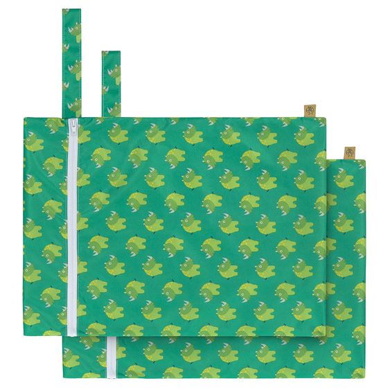 Lässig Nasstasche 2er Pack Wet Bag - Wildlife Rhino