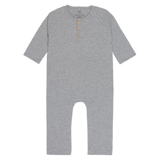 Lässig Overall aus Bio-Baumwolle - Grey Mélange - Gr. 50/56