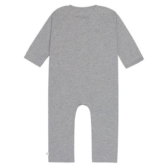 Lässig Overall aus Bio-Baumwolle - Grey Mélange - Gr. 50/56