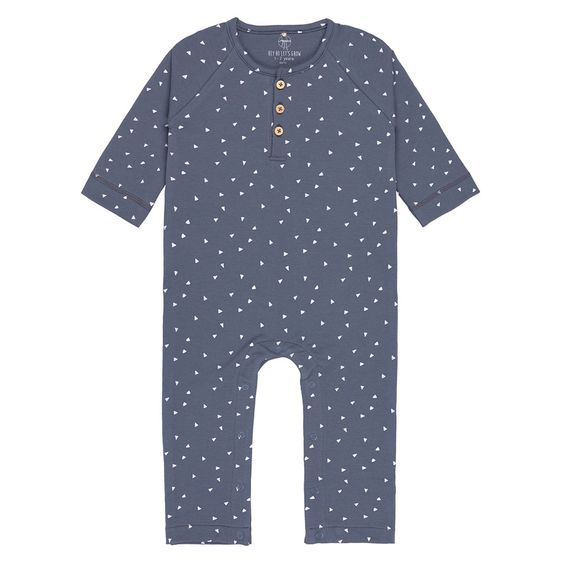 Lässig Overall aus Bio-Baumwolle - Triangle Blue - Gr. 50/56