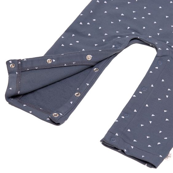 Lässig Overall aus Bio-Baumwolle - Triangle Blue - Gr. 50/56