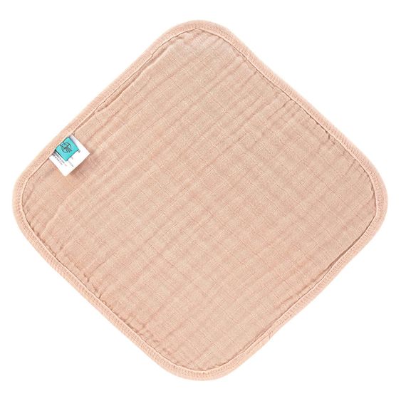 Lässig Pflegetuch 3er Pack Muslin 30 x 30 cm - Light Pink