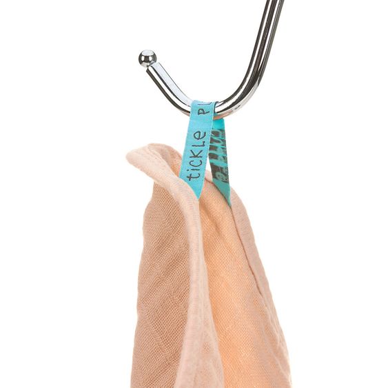 Lässig Pflegetuch 3er Pack Muslin 30 x 30 cm - Light Pink