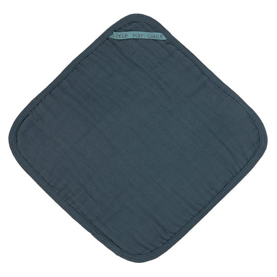 Lässig Pflegetuch 3er Pack Muslin 30 x 30 cm - Navy