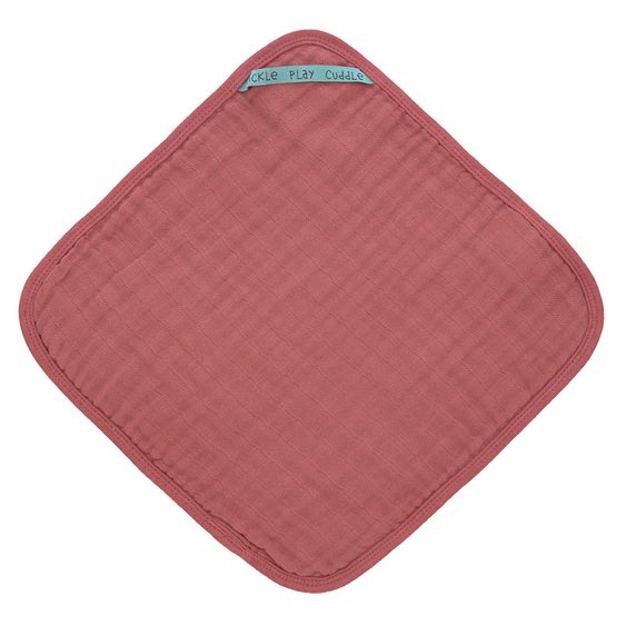 Lässig Pflegetuch 3er Pack Muslin 30 x 30 cm - Rosewood