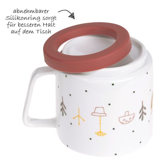 Lässig Porzellan-Tasse rutschfest - Garden Explorer Girls