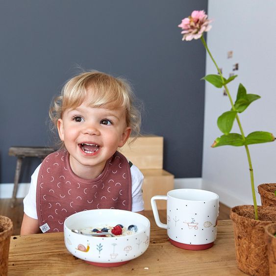Lässig Porzellan-Tasse rutschfest - Garden Explorer Girls