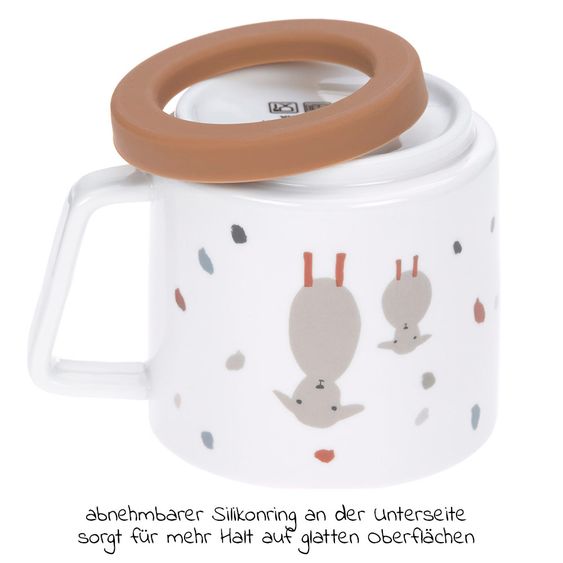 Lässig Porzellan-Tasse rutschfest - Tiny Farmer - Sheep & Goose
