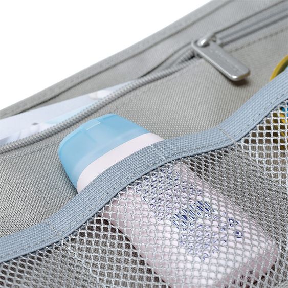 Lässig Reise-Wickelunterlage Wrap-To-Go - Cork Star - Light Grey