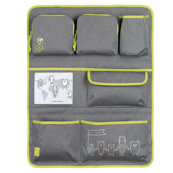 Lässig Rückenlehnen-Tasche Car Wrap-to-Go - About Friends - Melange Grey