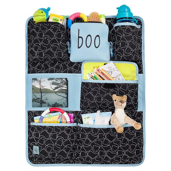 Lässig Rückenlehnen-Tasche Car Wrap-to-Go - Little Spookies - Black