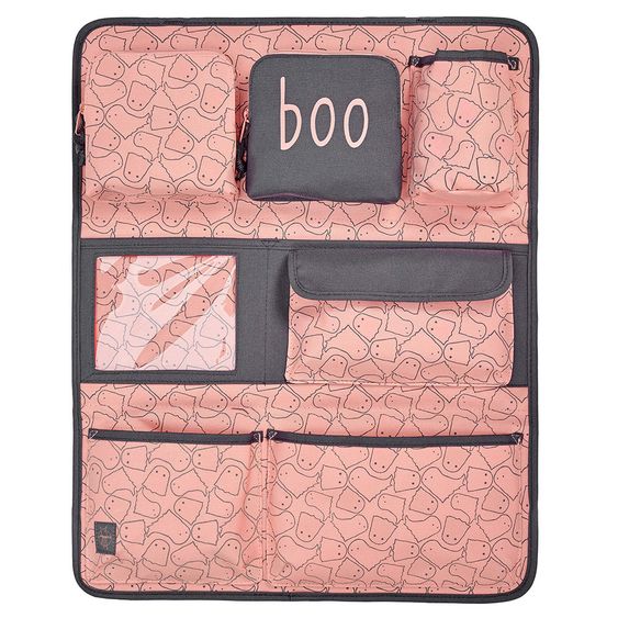 Lässig Rückenlehnen-Tasche Car Wrap-to-Go - Little Spookies - Peach