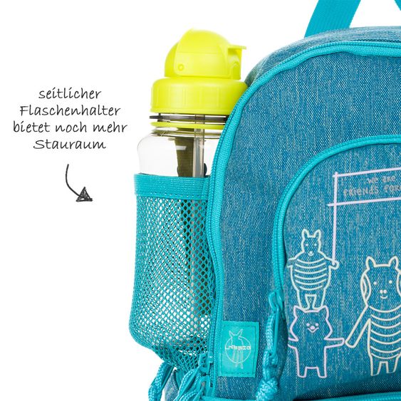 Lässig Rucksack Mini Backpack - About Friends - Melange Blue