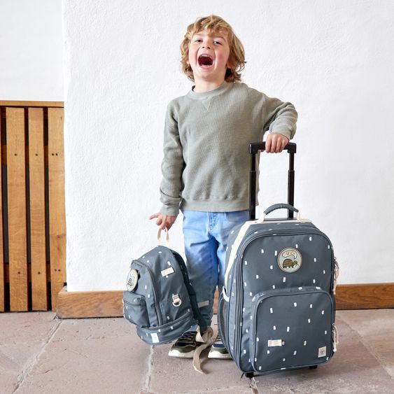 Lässig Rucksack Mini Backpack - Happy Prints - Midnight Blue