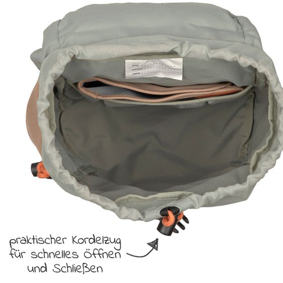 Lässig Rucksack Mini Outdoor Backpack - Nature Hazelnut