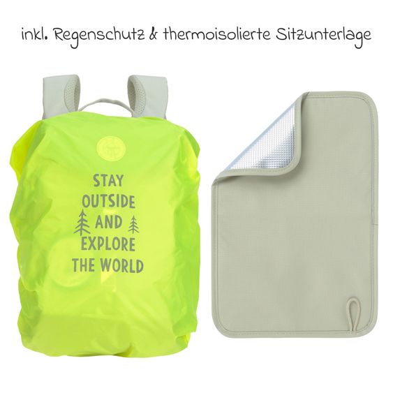 Lässig Zaino Mini Zaino Outdoor - Sunny Explorer - Verde / Blu