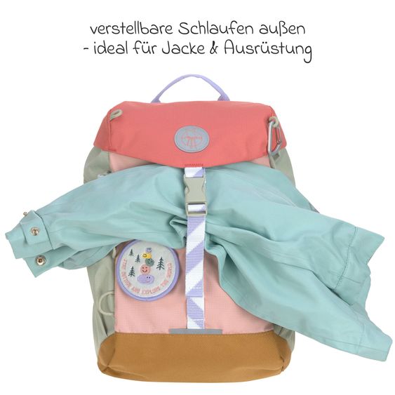 Lässig Zaino Mini Zaino Outdoor - Sunny Explorer - Rosa / Pink
