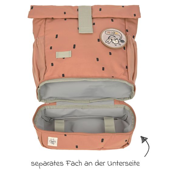 Lässig Rucksack Mini Rolltop Backpack - Happy Prints - Caramel