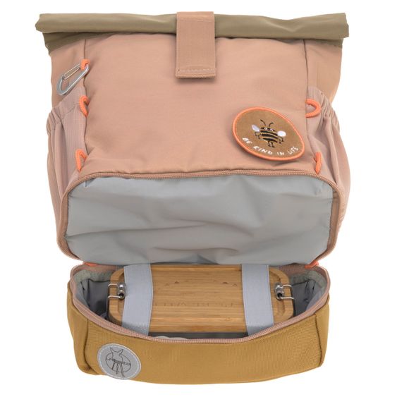 Lässig Backpack Mini Rolltop Backpack - Nature Hazelnut