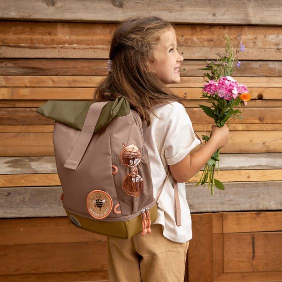 Lässig Zaino Mini Rolltop - Natura Nocciola