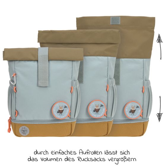 Lässig Zaino Mini Rolltop - Natura Azzurro