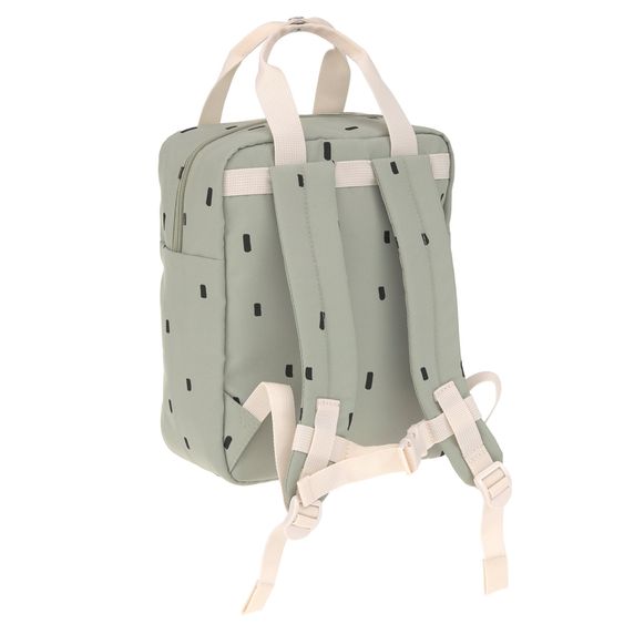 Lässig Rucksack Mini Square Backpack - Happy Prints - Light Olive