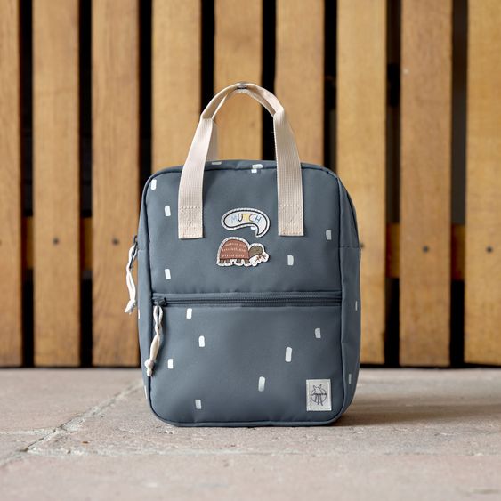 Lässig Rucksack Mini Square Backpack - Happy Prints - Midnight Blue