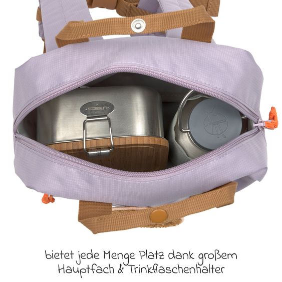 Lässig Rucksack Mini Square Backpack - Little Gang - Lilac