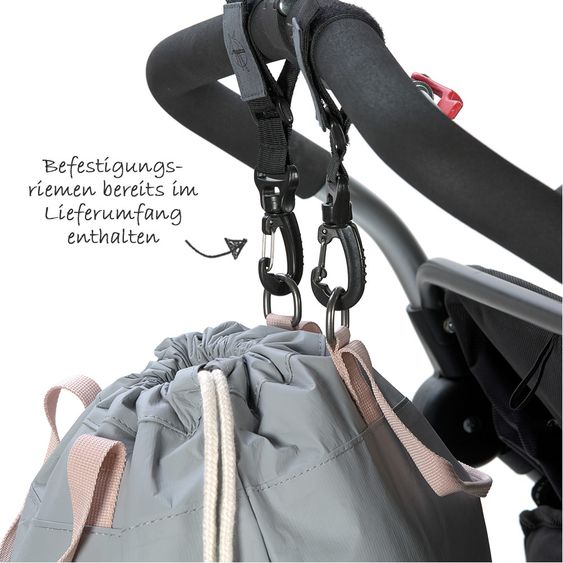Lässig Rucksack / Turnbeutel Green Label Tyve String Bag - Grey
