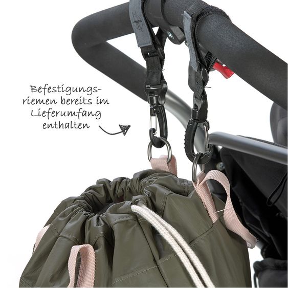 Lässig Rucksack / Turnbeutel Green Label Tyve String Bag - Olive