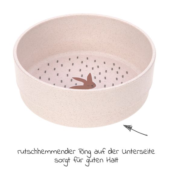Lässig Schale Bowl - Little Forest Rabbit - Rose