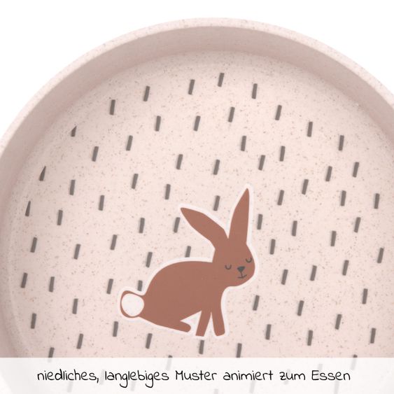 Lässig Schale Bowl - Little Forest Rabbit - Rose