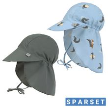 Schirmmütze 2er Pack - Crocodile - Sky Blue / Deep Olive - Gr. 43/45