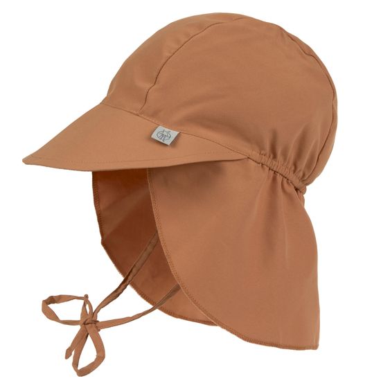Lässig Schirmmütze mit Nackenschutz LSF Sun Protection Flap Hat - Almond - Gr. 43/45