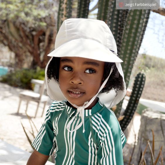 Lässig Schirmmütze mit Nackenschutz LSF Sun Protection Flap Hat - Blue - Gr. 43/45