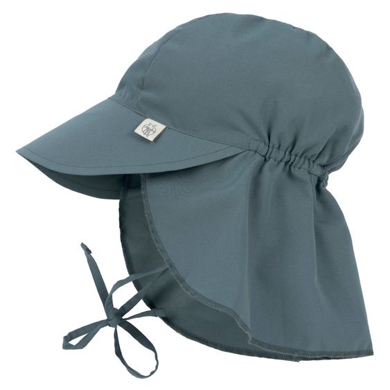 Lässig Schirmmütze mit Nackenschutz LSF Sun Protection Flap Hat - Grey Blue - Gr. 43/45