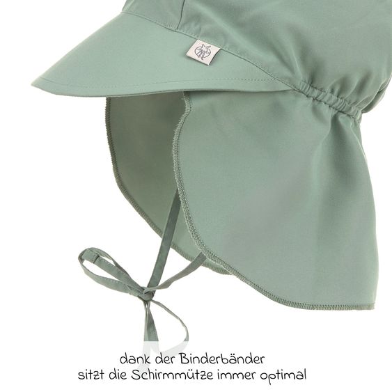 Lässig Sun cap with neck protection LSF Sun Protection Flap Hat - Green - Size: 45-47