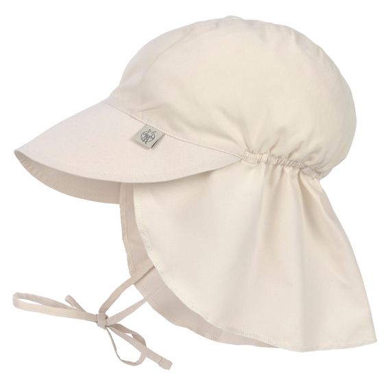 Lässig Schirmmütze mit Nackenschutz LSF Sun Protection Flap Hat - Milky - Gr. 43/45