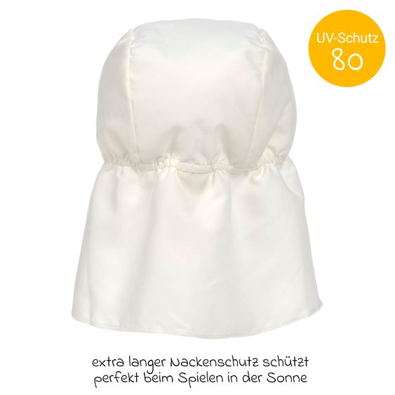 Lässig Schirmmütze mit Nackenschutz LSF Sun Protection Flap Hat - Nature - Gr. 46/49