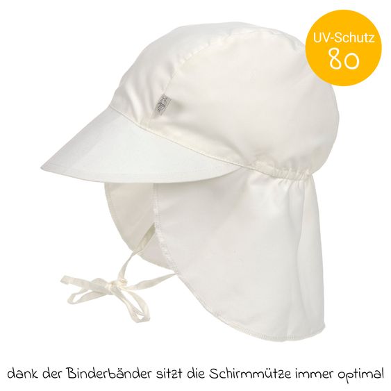 Lässig Schirmmütze mit Nackenschutz LSF Sun Protection Flap Hat - Nature - Gr. 46/49