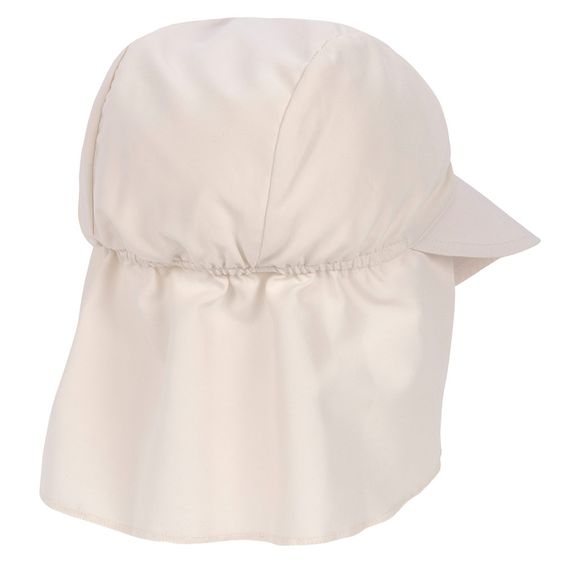 Lässig Cappello a falde con protezione del collo SPF Cappello a falde con protezione solare - Bianco sporco - Taglia 43/45