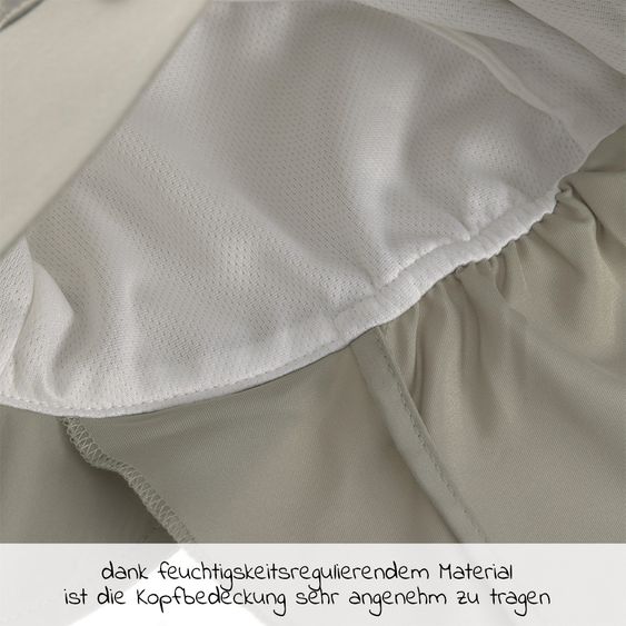 Lässig Schirmmütze mit Nackenschutz LSF Sun Protection Flap Hat - Olive - Gr. 43/45