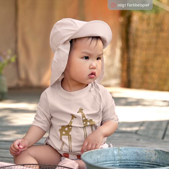 Lässig Schirmmütze mit Nackenschutz LSF Sun Protection Flap Hat - Olive - Gr. 43/45