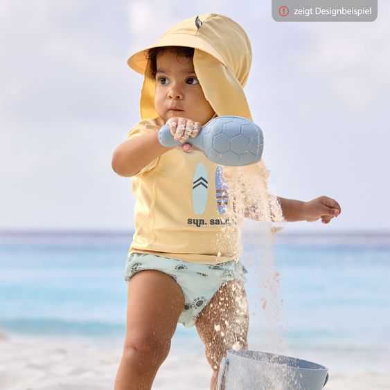 Lässig Sun cap with neck protection LSF Sun Protection Flap Hat - Pale pink - Size: 45-47