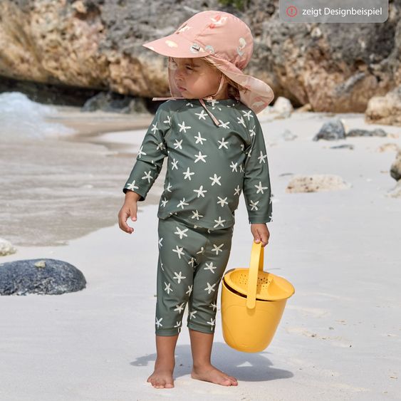 Lässig Sun cap with neck protection LSF Sun Protection Flap Hat - Green - Size: 48-51