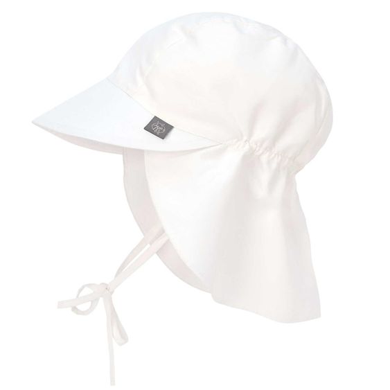 Lässig Schirmmütze mit Nackenschutz LSF Sun Protection Flap Hat - White - Gr. 43/45