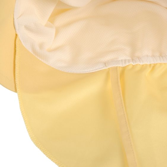 Lässig Schirmmütze mit Nackenschutz LSF Sun Protection Flap Hat - Yellow - Gr. 48-51