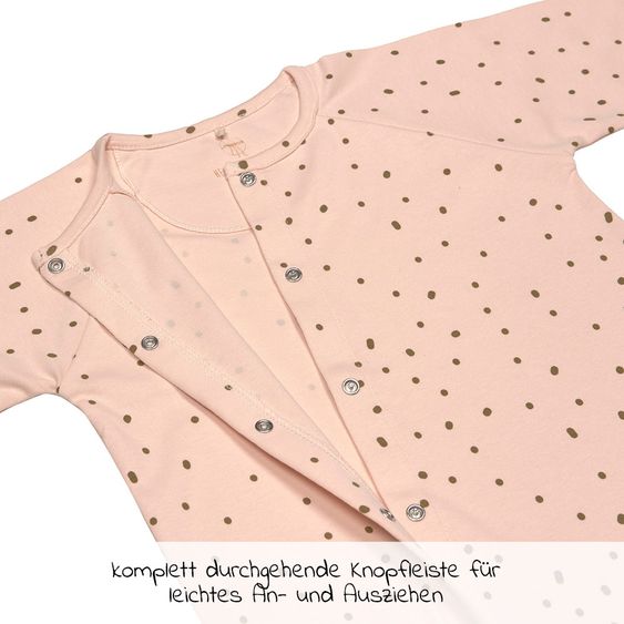 Lässig Organic cotton pajamas - Dots Powder Pink - size 50/56