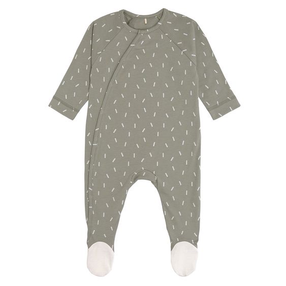 Lässig Pyjama Pyjama En Coton Bio - Olive Tacheté - Taille: 62/68